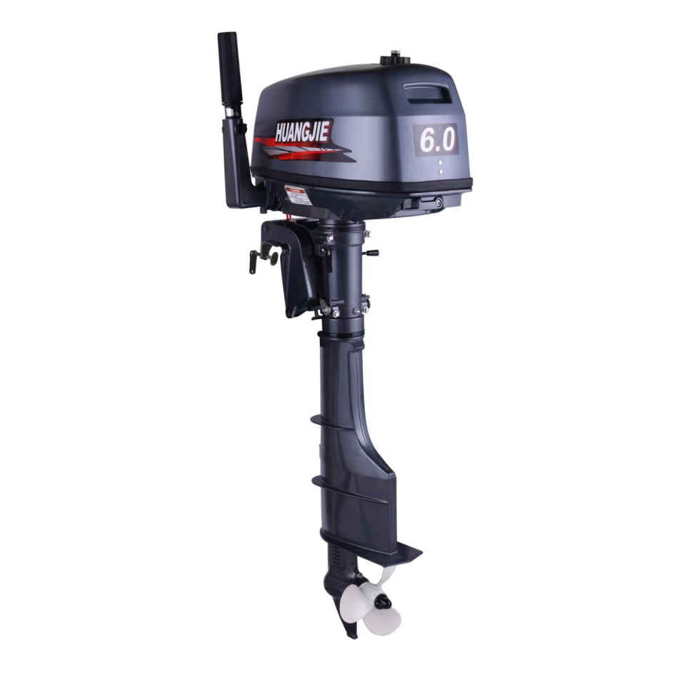 New Chinese 6hp 2-stroke Long Shaft Manual Start Outboard Engine Small Outboard Engine OEM/ODM Outboard Motor for YAMAHA
